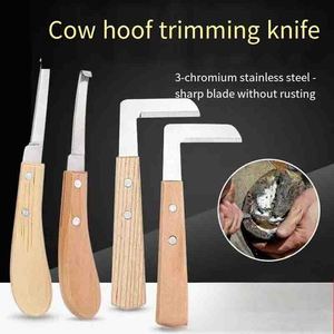 Cuchillo para Recortar Pezuñas GOLDEN (Recto y Curvo) para Ganado, Caballos y Cerdos - Herramienta Médica para el Cuidado de Animales, para Mano Derecha/Izquierda, de Acero Inoxidable - Product Image 2