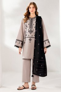 Nouvelles arrivées de robes Salwar Kameez brodées pour femmes, vêtements d'été en tissu lawn, conçus par des créateurs pakistanais. - Product Image 3