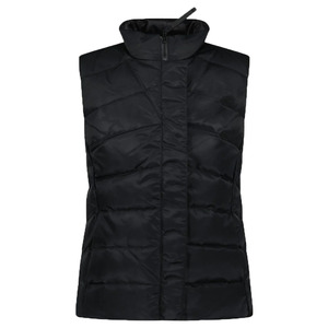 Gilet matelassé d'hiver avec fermeture éclair et logo personnalisé, style streetwear, manteau d'extérieur pour femmes, gilets matelassés - Product Image 1