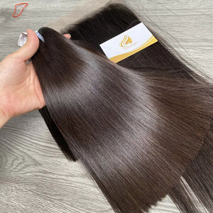 Paquete al por mayor de extensiones de cabello humano 100% vietnamita de alta calidad, doble trama, sin caída ni enredos - Product Image 1