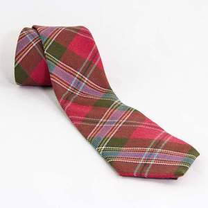 Classic Scottish Plaid Acrylic Wool Neck <b>Tie</b> for Men Kilt Matching Custom Color Logo Clan Tartan Wedding <b>Accessory</b> - Product Image 1