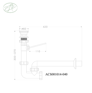 Raccords de lavabo modernes noirs durables avec tige pour les éviers de salle de bain, la cuisine et les toilettes - Product Image 4