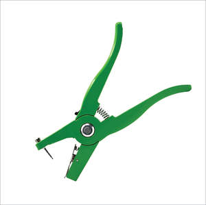 Pince d'identification auriculaire en acier inoxydable de haute qualité, personnalisée, 5 pièces, pour animaux d'élevage, instrument vétérinaire, applicateur d'étiquettes auriculaires - Product Image 5