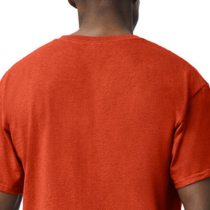 Camiseta para Hombre Adulto, Color Naranja Antiguo, Personalizada, de Algodón, Manga Corta, Cuello Redondo, Ropa Casual, Prenda Lisa al por Mayor - Product Image 5
