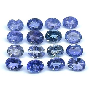 Tanzanite naturelle ovale 5x4mm, bleu violet, pierres précieuses en vrac, vente en gros, lot pour la fabrication de bijoux et la fourniture de pierres précieuses - Product Image 4