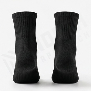 Black 5 Toe Crew Athletic <b>Socks</b> Breathable Spandex Polyester <b>Running</b> Sport <b>Socks</b> for Adults Summer Use - Product Image 2