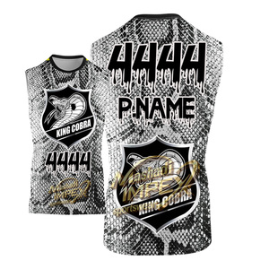 เสื้อฝึกซ้อมทีมฟุตบอลแบบมีฮู้ดลายธงชาติ 7V7 สีดำ คอบร้า ชุดเสื้อฟุตบอลแบบซับลิเมชั่น 7v7 - Product Image 5