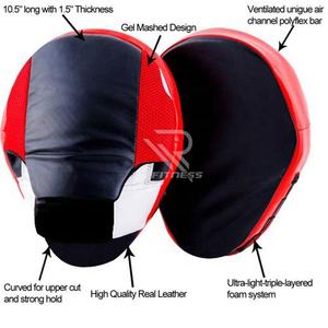 Guantes de Boxeo de Cuero y Almohadillas de Muay Thai para Entrenamiento - Almohadillas de Boxeo Duraderas y Transpirables - Product Image 5