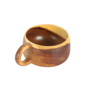 แก้วน้ำชาและกาแฟไม้ทรงกลมแบบใหม่ล่าสุด เหมาะสำหรับเป็นของขวัญในดีไซน์ที่โดดเด่นแต่หรูหรา - Product Image 1