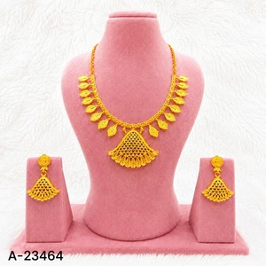 Silver Plated Zircon <b>Bridal</b> <b>Jewelry</b> <b>Set</b> Necklace Earrings Ring Women's Trendy Wedding Alloy A-23459 - Product Image 3