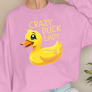 Sweat femme CRAZY DUCK LADY - Product Image 5