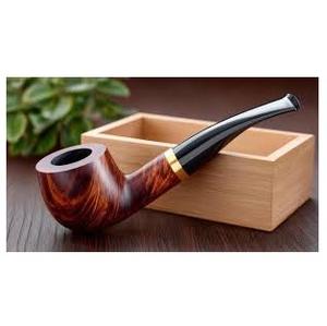 Pipa de Madera Premium para Fumar, Reutilizable, Portátil, Hecha a Mano, de Bakelite y Madera, con Accesorios para Fumar - Product Image 4