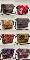 Tas Selempang Wanita Indigo Paisley Charm, Lembut, Tahan Lama, Ringan, Tali Dapat Disesuaikan, Kain Ramah Lingkungan, Etnik, Kasual, Perjalanan, Sehari-hari, PU