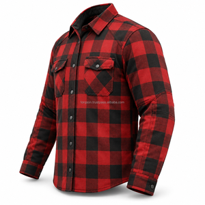 Motorbike <b>Flannel</b> Shirt With Kevlar Lining Durable Construction And Comfortable Fit Designed For Riding & Everyday Outdoor Wear - Product Image 4