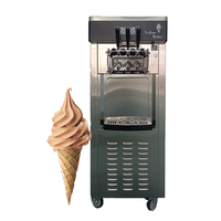 Machine à fabriquer des cornets de glace automatique GEPU 3000W 220V pour utilisation commerciale dans la restauration