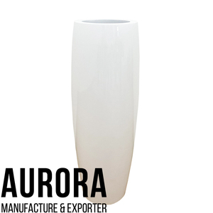 Jardinière moderne minimaliste écologique en fibre de verre pour l'intérieur et l'extérieur avec trou de drainage pour usage domestique - Product Image 3
