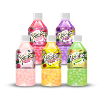 Bobaba Hot Selling Gearomatiseerde Nata De Coco Fruitsap Mango Sinaasappel Druif Peer 350ml Shakefles Taiwan 18 Maanden Houdbaarheid