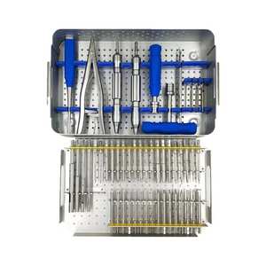 ชุดเครื่องมือผ่าตัดสำหรับถอดสกรูหักแบบใช้ซ้ำได้สำหรับการยึดกระดูกสุนัขและการดูดซับหนอง - Product Image 1