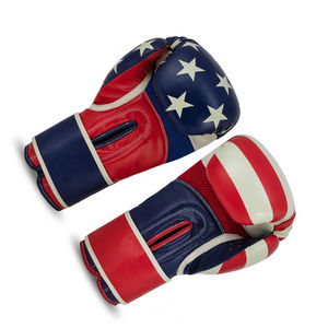 Gants de boxe et de kickboxing professionnels pour adultes, 16 oz, en cuir, à lacets, avec sangle de poignet réglable, pour les arts martiaux - Product Image 3