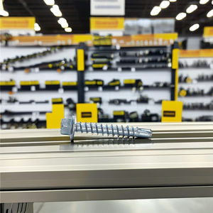 Hex Head Self Drilling <b>Screws</b> Class 4.8 & 6.8 Coarse Thread Zinc Plated Carbon Steel Inch PDC Brand - Product Image 1