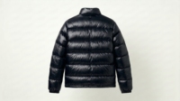 Veste matelassée en coton noir pour homme, col montant, fermeture éclair, imperméable, respirante, coupe-vent, streetwear, vêtements d'extérieur décontractés pour l'hiver