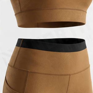 Ensemble de yoga pour femmes, vêtements de sport respirants pour la gym, tenue de fitness, vêtements de sport athlétiques, équipement d'exercice et de jogging - Product Image 5
