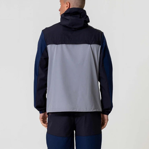 Veste de sport à capuche pour homme, unie, respirante, à séchage rapide, en polyester, pour l'hiver - Product Image 4