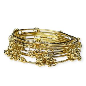 Designer Rain Drop Crystal Rhinestone Imitation Pearl Bridal <b>Bangles</b> <b>Set</b> for Women's Wedding Party Wear - Product Image 3