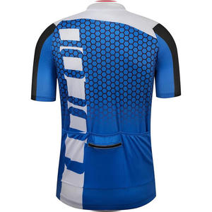 Maillot de cyclisme à compression pour homme, maillot de vélo à manches courtes personnalisé avec étiquette privée, vêtements de cyclisme vintage en gros - Product Image 2