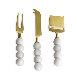 FAIZA CRAFT Decorative Resin Bead Handle Stainless Steel <b>Cheese</b> <b>Knife</b> <b>Set</b> Dishwasher Safe Eco-Friendly Table Top <b>Cheese</b> Tools - Product Image 5