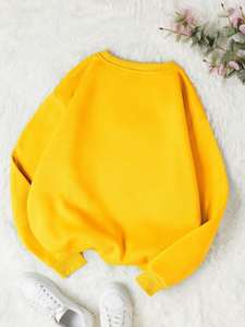 Vente en gros de sweat-shirts en molleton brodés personnalisés de qualité supérieure pour l'hiver, unisexes, pour adolescentes et femmes - Product Image 2