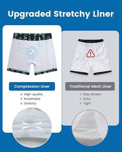 New Arrival <b>Men's</b> Breathable Casual Canvas Sweat <b>Shorts</b> with Pockets Solid Pattern Mesh Gym Sports <b>Runner</b> <b>Shorts</b> - Product Image 2