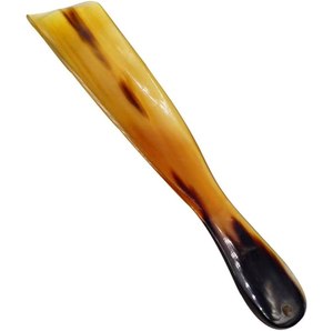 Elegant horn shoe natural material shoe horn handcrafted curved design smooth polished finish durable footwear <b>helper</b> tool - Product Image 5