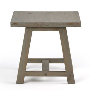 Tavolino da salotto grigio anticato effetto Sawhorse per arredamento soggiorno - Product Image 5