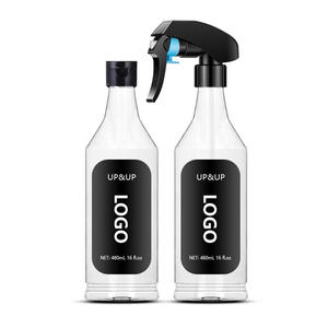 600ml 20oz Clear PET Plastic <b>Trigger</b> <b>Spray</b> <b>Bottle</b> for Dish Soap Detergent Cleanser Hair <b>Spray</b> - Product Image 1