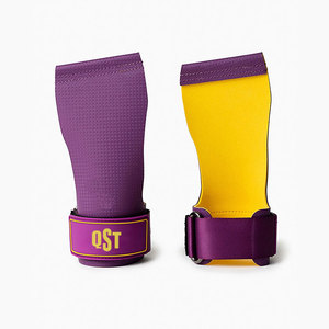 Poignées de musculation personnalisées avec logo, sangle de poignet réglable, protection des paumes pour Cross Fit, Powerlifting, entraînement de force - Product Image 6
