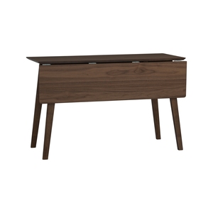 Mid Century Modern Dark Walnut Solid Wood <b>Dining</b> <b>Table</b> Rectangular Kitchen <b>Table</b> with Tapered Legs for Home Furniture - Product Image 2