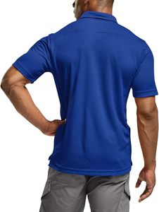 เสื้อยืดคอตตอนพรีเมียมสำหรับผู้ชาย ผ้าทอเนื้อดี พิมพ์ลายดิจิตอลด้านหน้า คอกลม แขนสั้น เหมาะสำหรับกอล์ฟ ขายส่งจำนวนมาก - Product Image 3