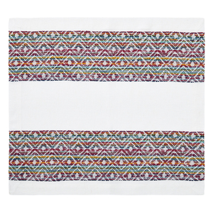 Set di 4 Tovaglioli in Lino-Cotone Stampato Etnico Bohemien 20x20 pollici Mode Living Cuzco - Set Accessori - Product Image 6