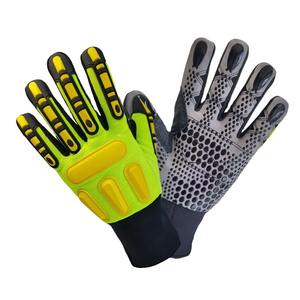 Guantes de Seguridad de Cuero Resistentes al Aceite y al Gas, Antivibración, de Alto Impacto, con Logotipo Personalizado, para Mecánicos de Automóviles - Product Image 5