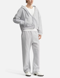 Sudadera con capucha y cremallera para hombre, corte holgado, de algodón grueso, estilo casual urbano, fabricante de ropa - Product Image 5