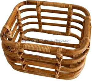 Cesta de Cuna Portátil de Madera Tejida a Mano, Ecológica e Impermeable, para Bebés, Accesorios de Fotografía para Recién Nacidos, Cama para Niños Pequeños, Dormitorio, Sala de Estar - Product Image 2