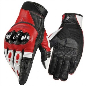 Summer Comfort Motorbike Leather <b>Gloves</b> Perforated Breathable Biker Gear <b>Touchscreen</b> Compatible USA Europe Trend - Product Image 2