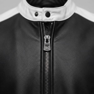 <b>Men's</b> Vintage Genuine Leather Jacket Premium <b>Real</b> Leather Biker Motorcycle Coat Classic <b>Black</b> Slim Fit Jacket - Product Image 4