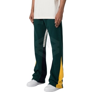 Custom Logo Design <b>Men</b> Flare <b>Trouser</b> Lightweight <b>Elastic</b> Waist Casual High Quality Breathable - Product Image 3