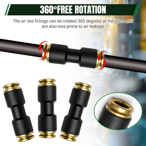 4-14mm Push Quick Release Pneumatic Air Line Fittings Hose Connector Tube - Product Image 5