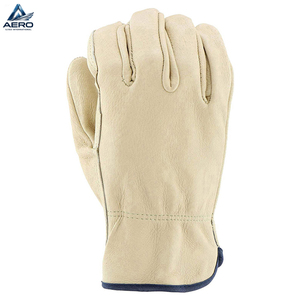 Ergonomic Fit for Comfort & Durability Flexible & Long-Lasting For Industrial Use Heavy Duty Smooth Leather Utility Driver <b>Glove</b> - Product Image 3