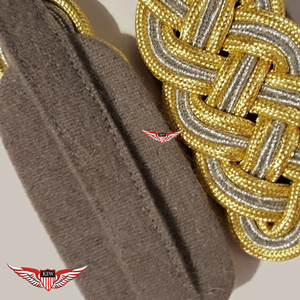 KEW Eco-Friendly Vintage <b>Braided</b> Gold Silver Mylar Thread Epaulettes Luxury Fashionable Shoulder Boards Garment <b>Accessory</b> - Product Image 2