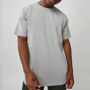T-shirt uni à manches courtes col rond coupe classique LEDBURY International pour homme en tissu toile respirant à séchage rapide couleur unie décontracté - Product Image 5