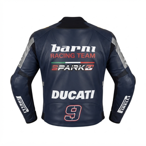 Men’s Rucati Cowhide Leather <b>Racing</b> <b>Jacket</b>/Chaqueta MotoCP Style CE Level 2 Armor Motorcycle Track Riding Protective Gear CE - Product Image 2